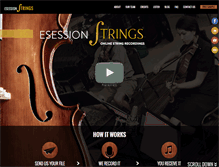 Tablet Screenshot of esessionstrings.com